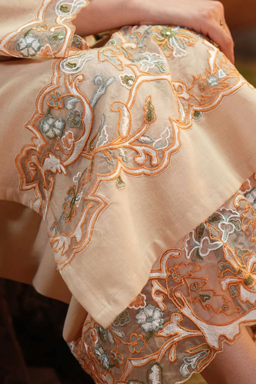 NATASHA KAMAL -3PC EMBROIDERED DHANAK DRESS WITH DHANAK WOOL SHAWL- FW-138